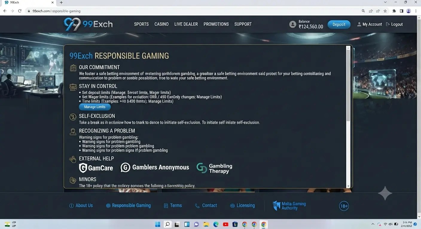 99exch responsible